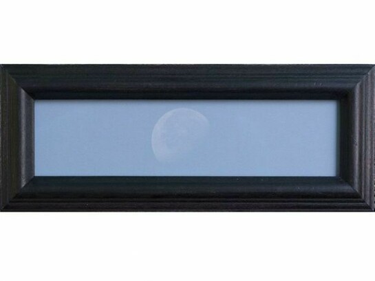 Daymoon, 2006, Pigment Print, One of a kind handmade antique frame