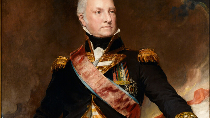 Admiral Edward Pellew first Vicount Exmouth 1757 - 1833 by Samuel Drummond