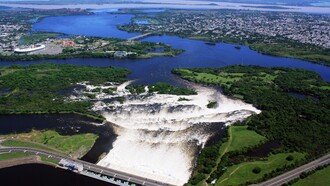 Aliviadero del embalse de Las Macagua