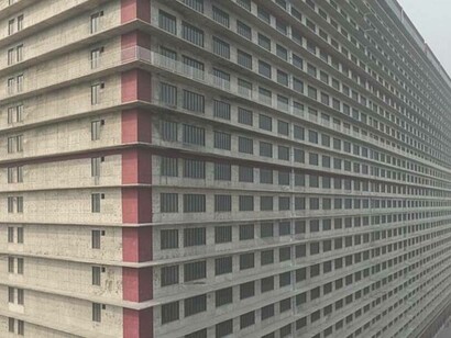 La fabbrica a 26 piani, con 600.000 maiali, Ezhou, Hubei, Cina