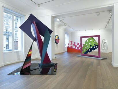 Dans la couleur, exhibition view. Courtesy of Galerie Lelong
