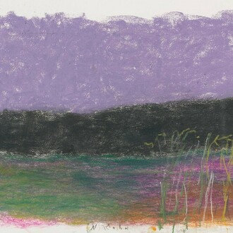 
Wolf Kahn,
Near Edge of Woods, 2015 
Pastel on paper 
15 x 22 inches
