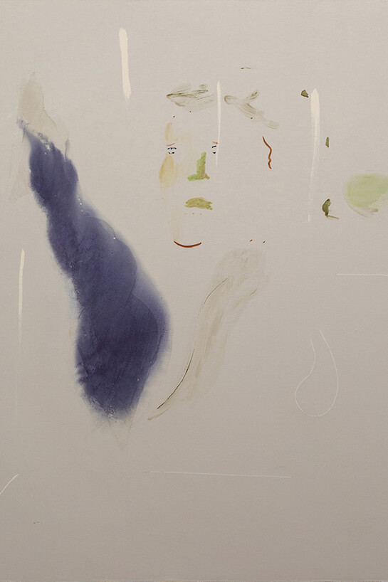 Henry Chapman, My glance, dettaglio, 2015, olio su tela, 50 x 40 pollici