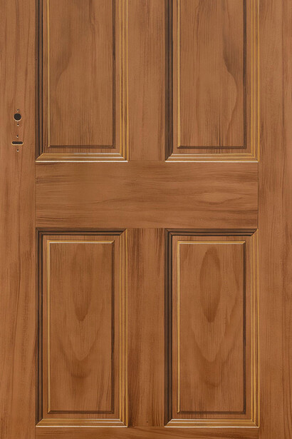 Leandro Erlich, Puerta madera, 2017. Courtesy of Prats Nogueras Blanchard Gallery