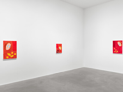 André Butzer, exhibition view. Courtesy of Galerie Max Hetzler