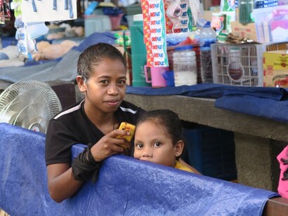 Taibesi Market, nella area suburbana est di Dili