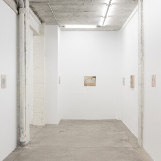 Monique Gies, Anagnórisis, vista de exhibición. Cortesía de la Galería The Goma 