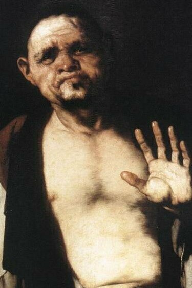 "Crates", óleo sobre lienzo, Luca Giordano, 1650 