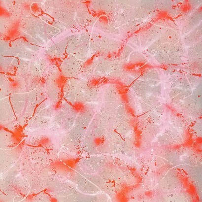 Danza Cosmica, 2012, Acrylic on canvas, 39 3/8 x 39 3/8 inches, 100 x 100 cm © 2014 Alberto Di Fabio. Courtesy Gagosian Gallery