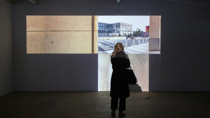 Christoph Oertli, Sensing Bodies, 2020, Ausstellungsansicht Kunsthaus Baselland 2020. Foto: Gina Folly