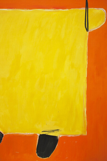 José Guerrero, Abertura amarilla, 1975. Courtesy of Opera Gallery