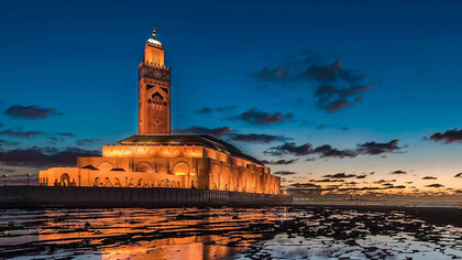 Hassan II Mosque in Casablanca, Morocco