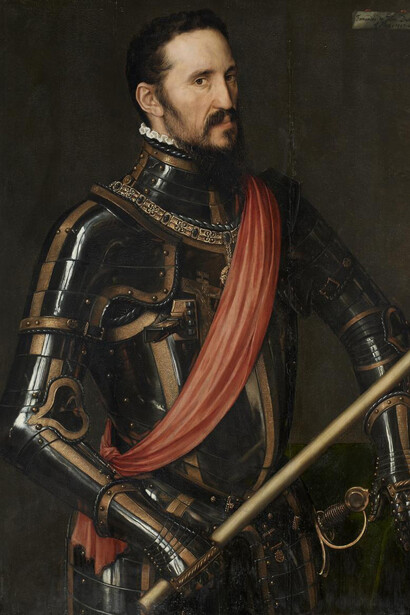 Anthonis Mor van Dashorst, Fernando Álvarez de Toledo, Third Duke of Alba, 1549. Courtesy of Blanton Museum