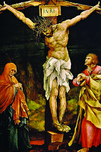 Crocifissione, “Doppia tavola di Tauberbischofsheim”, 1523‐1525, Staatliche Kunsthalle, Karlsruhe 