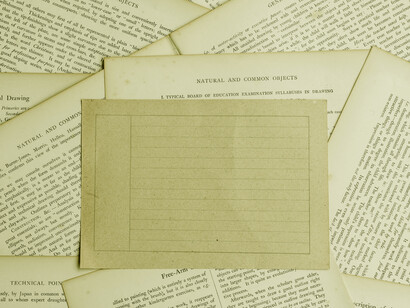 I fogli stampati che stavano nelle librerie