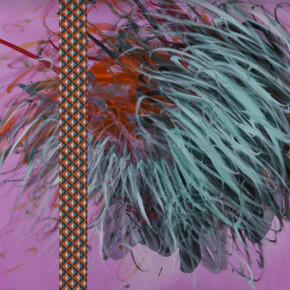 Jennifer Morrison, Prophecy, 2022, oil on canvas, 90x90 cm. Courtesy the artist and Barnard Gallery