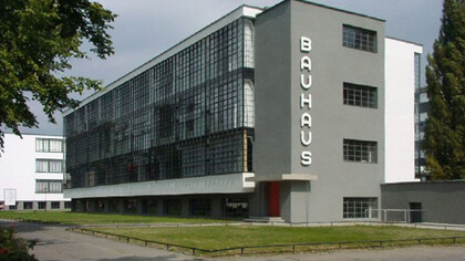 Bauhaus School building in Dessau