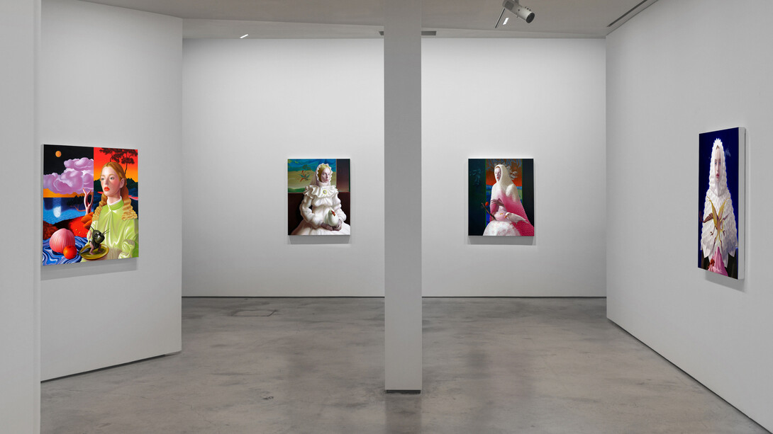 Remus Grecu, Rainbows at the edge of sorrow, exhibition view. Courtesy of Yusto / Giner 