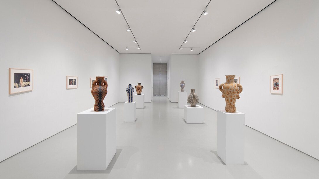 Peter Schlesinger, New sculptures and photographic memories, exhibition view. Courtesy of Sperone Westwater