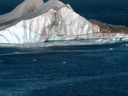 Iceberg nel circolo polare artico