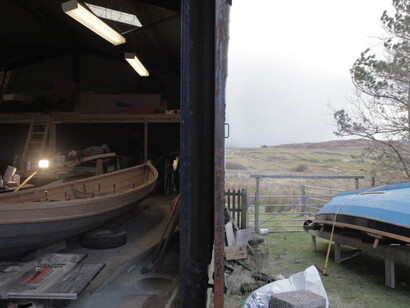 Afloat - video still from film,  Achiltibuie, Scotland, 2013