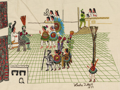 Leslie Tillett, Tillett tapestry of the conquest of Mexico, 1965-1977. Courtesy of Denver Art Museum