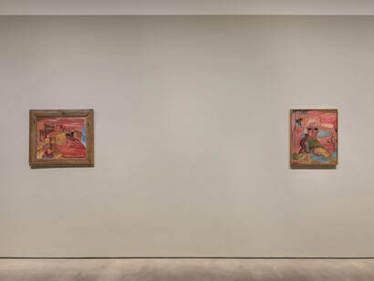 Carole Gibbons, The mythological landscape, exhibition view. Courtesy of Hales Gallery