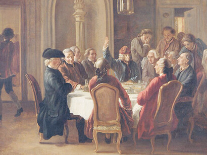 Jean Huber, Un dîner des philosophes