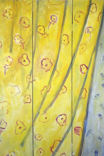 Urbano, Biombos e outras janelas, #1A, 2015, técnica mista sobre tela, 180x