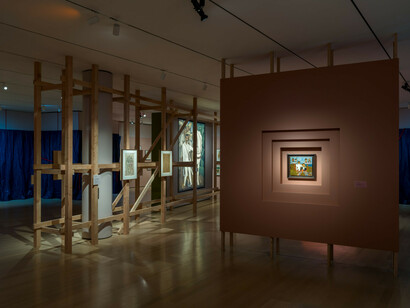 Frida and Dieg, The last dream, exhibition view. Courtesy of MoMA