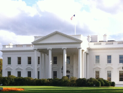 ''1600 Pennsylvania Avenue'', metonymy for the Presidential Palace of the United States, Washington, USA