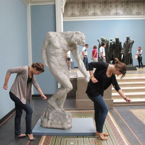 Versión popular museística de “All the single ladies”