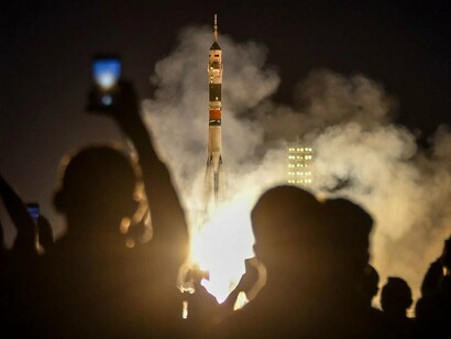 Lancio di una Soyuz russa