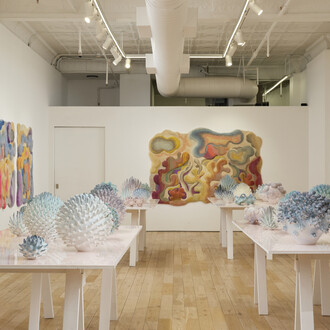 Camilla Iliefski, Shimmering real: perception and the spaces between, exhibition view. Courtesy of HB381 Gallery