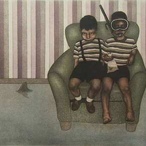 Carrie Lingscheit, Mischief, Intaglio