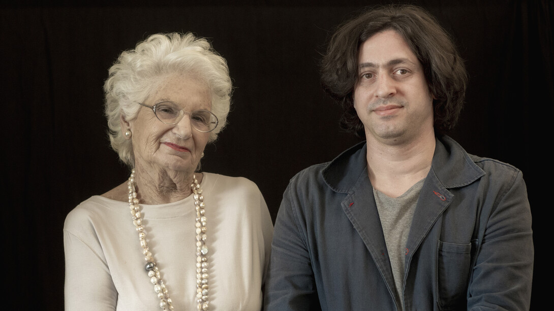 Liliana Segre and Yuval Avital. Ph Paul Richard Cecchini