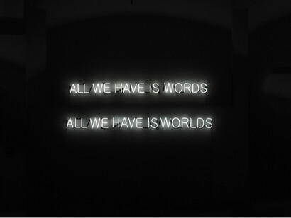 Tim Etchells, ALL WE HAVE, 2011, Courtesy of the artist and Vitrine, London