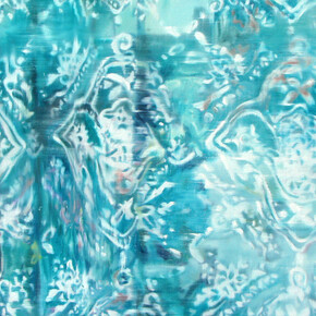 Turquoise,
2020,
oil on canvas,
70 x 70 cm. Courtesy of the Artist and Gallery Baton 