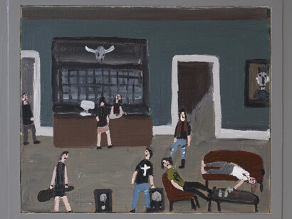 Kent Iwemyr, Another Sad Song, Acrylic on canvas, 38x46cm. 