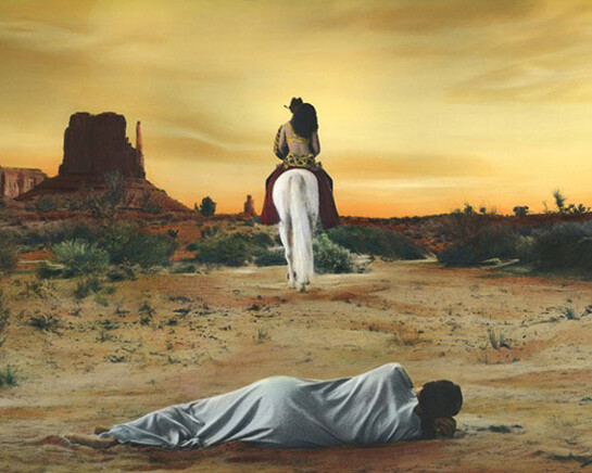 Youssef Nabil, I Saved My Belly Dancer, 2015.
© Youssef Nabil. Collection Pérez Art Museum Miami, museum purchase with funds provided by Joan Weberman. Courtesy of the artist and Nathalie Obadia Gallery, Paris