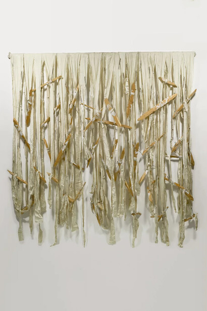 Günther Uecker, Verletzungen – Verbindungen (detail), 1982. Mit freundlicher genehmigung des Arp Museums