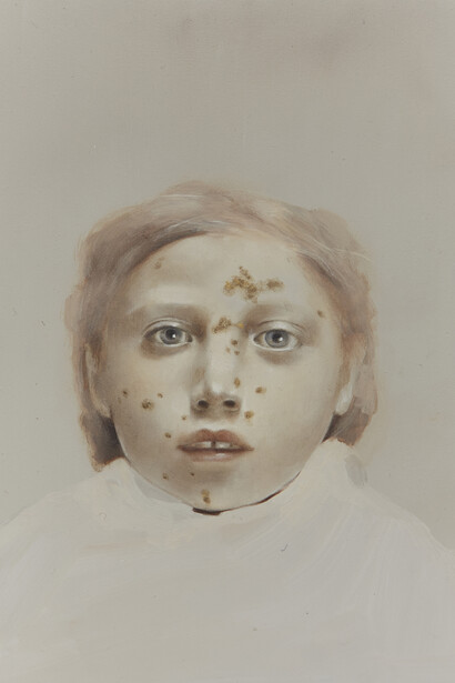 Sarah Ball, Skin Painting Quadriptych, Oil