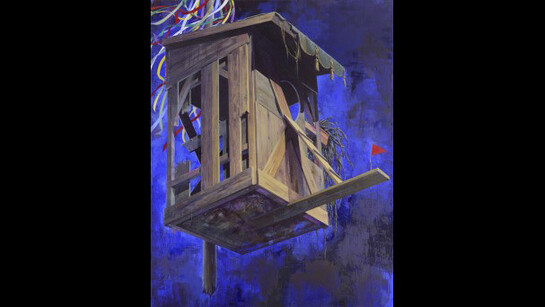 Foreign Powers. Painting from Leipzig. Courtesy of Museum Franz Gertsch
