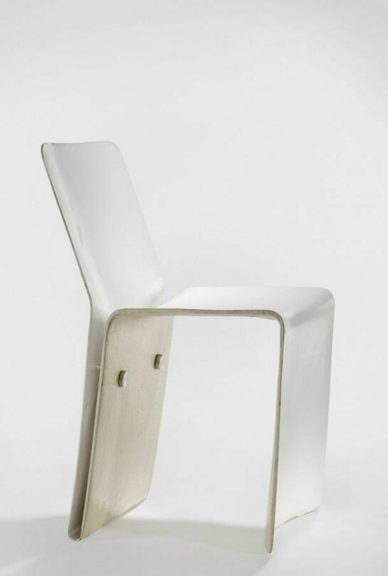 Michel Boyer, Pair of Chairs, 1968. Molded and painted fiberglass, 29.53 H x 15.75 x 16.54 inches, 75 x 40 x 42 cm