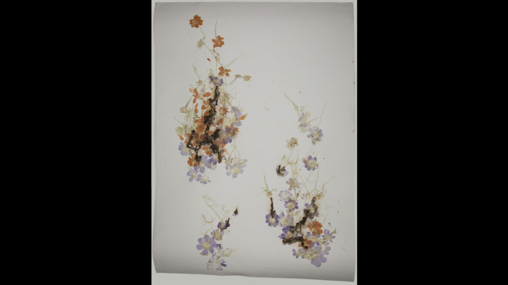 Akira Inumaru, from the series Ignis fatuus (Jack-o’-Lantern), 2013, mixed technique / paper, 109,5 × 79 cm, MOCAK Collection, photo: R. Sosin