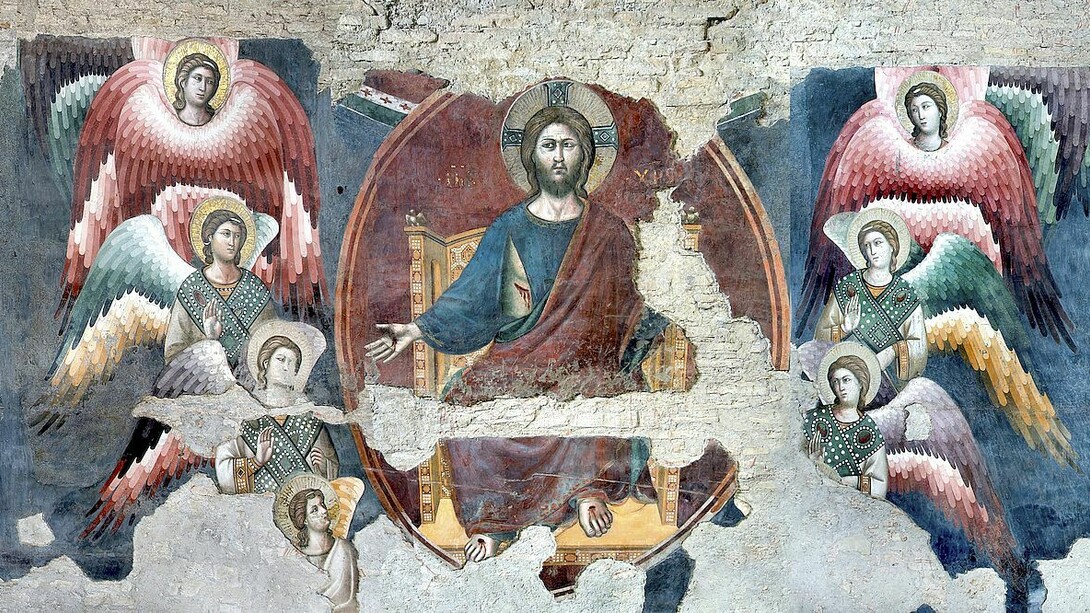 Pietro Cavallini, Giudizio Universale, Roma, Chiesa di Santa Cecilia, particolare
