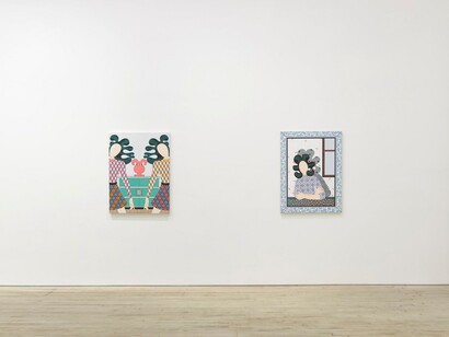 Deborah Druick, Past present tense, exhibition view. Courtesy of Nino Mier Gallery