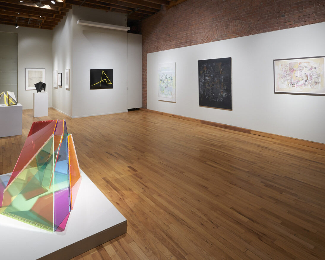 Installation view of Abstracting Gender. Seven Latin American Women Artists at Cecilia de Torres, Ltd., New York. Photos by Arturo Sanchez.
