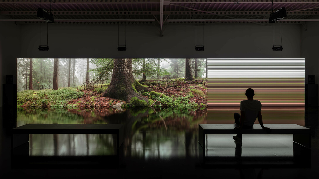 Ryuichi Sakamoto, Seeing sound, hearing time, ausstellungsansicht. Mit freundlicher genehmigung des Hamburger Bahnhofs