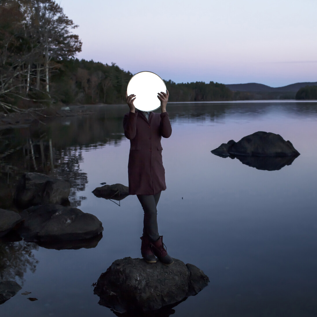 Sadie & The Moon, Lake Megunticook, Maine, 2013